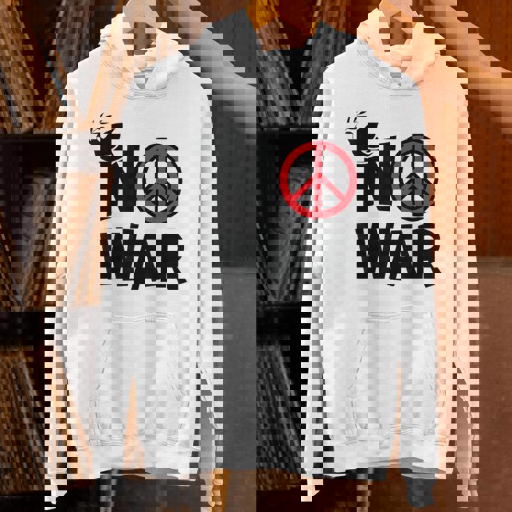 No War 反戦 平和の鳩 パーカー