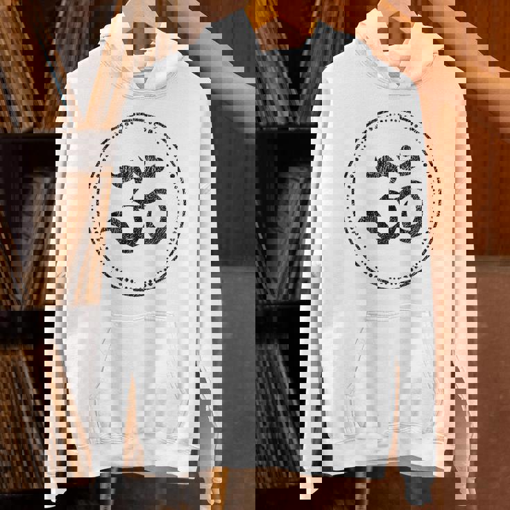 Om スピリチュアルシンボル ヨガ 瞑想 オーム パーカー