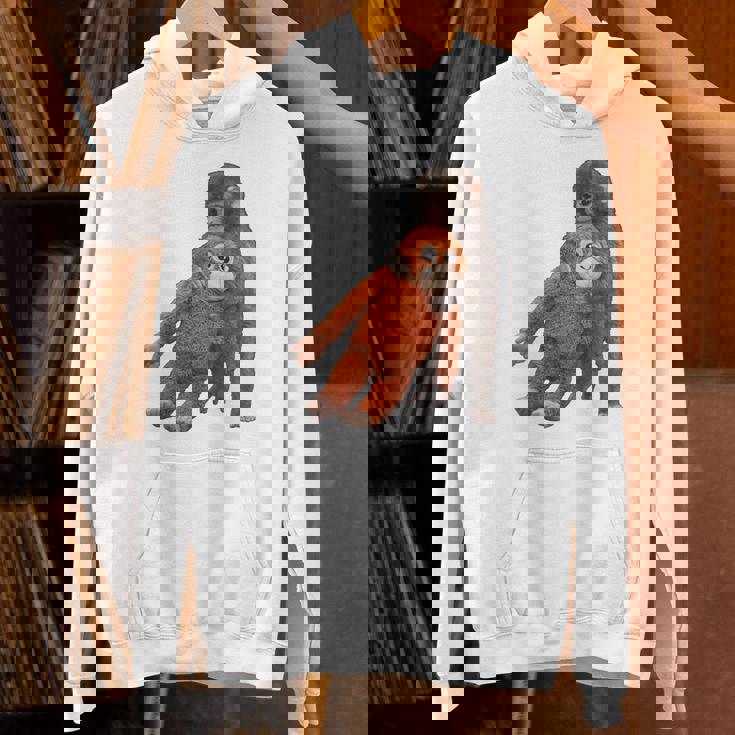 Punch The Monkey Meme X Ape Cute Punch Monkey Baby Meme パーカー