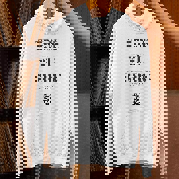 Thank You Ichiro Hitstory 51 外野手 野球選手 パーカー