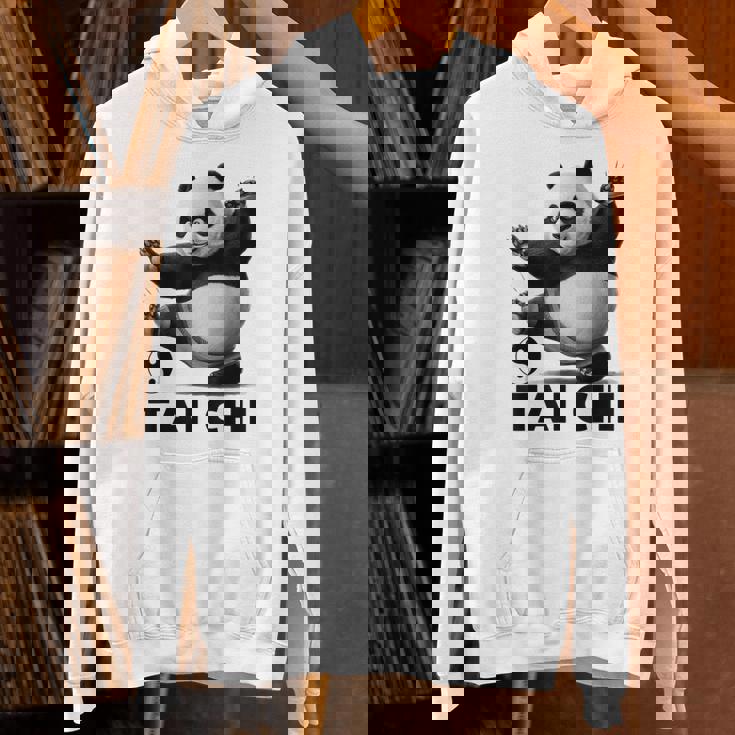 おもしろパンダ 動物 太極拳 格闘技 陰陽バランス パーカー