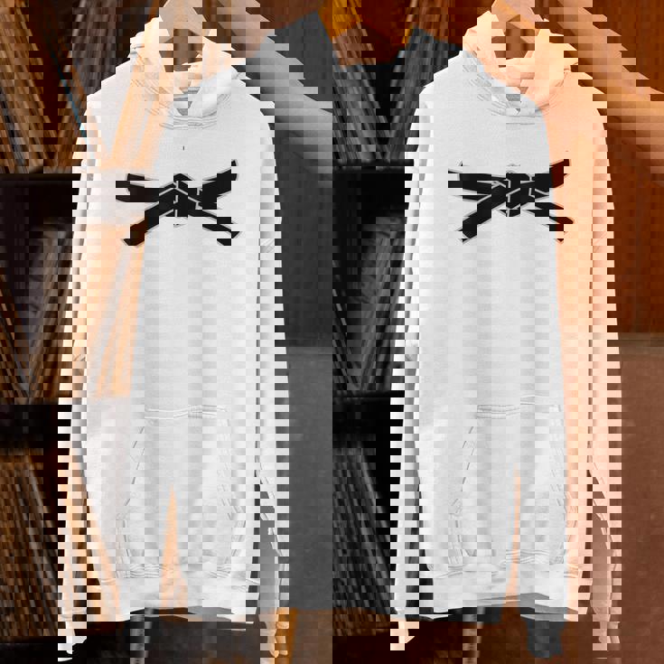 かっこいい日本武道空手柔道黒帯 パーカー