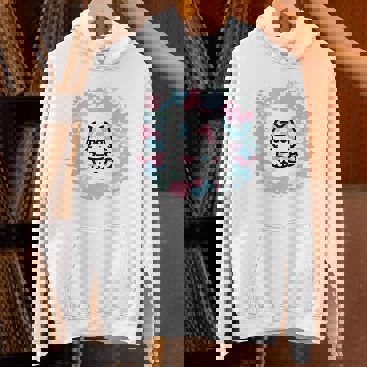 びーえするるる【Bsテレ東公式】カモフラージュ柄tシャツ（ホワイト） パーカー