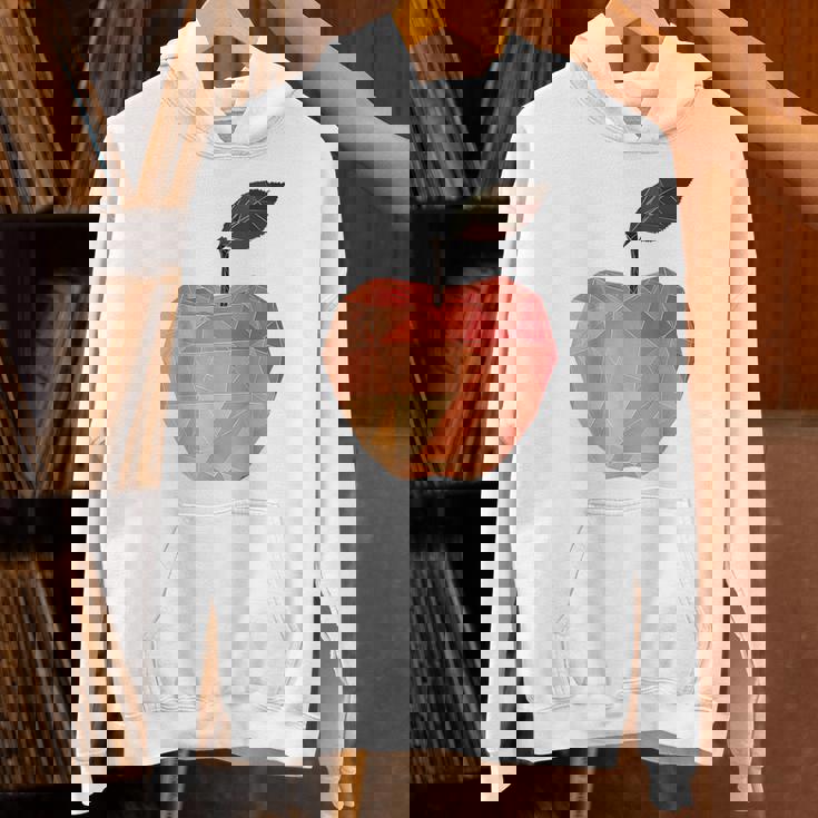 りんご フルーツ モチーフ アート りんご パーカー