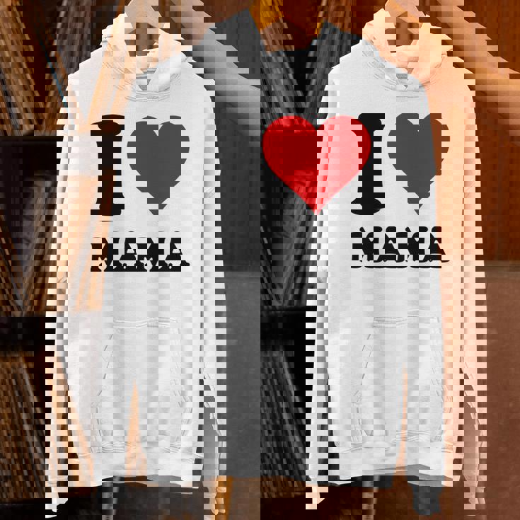 アイ・ラヴ・ママ 長袖tシャツ パーカー