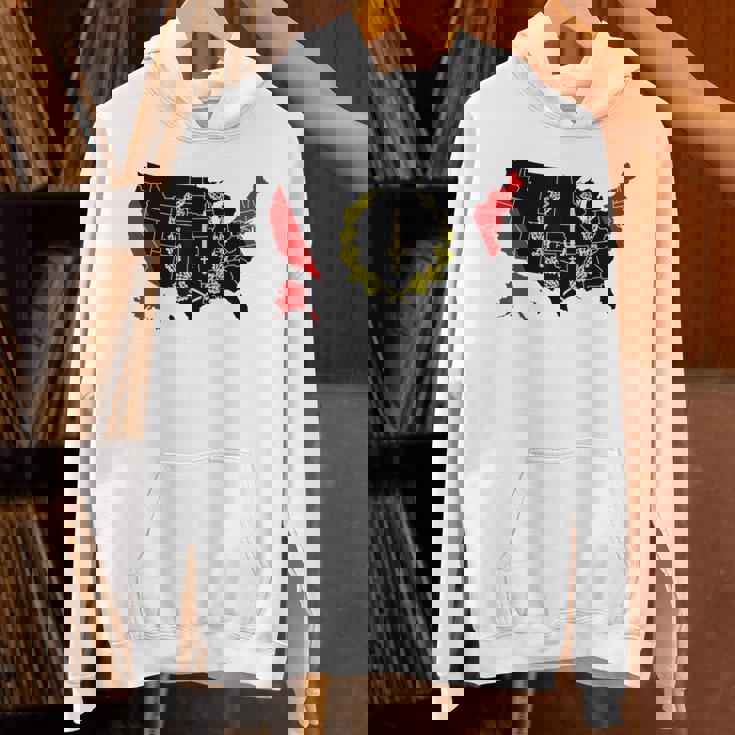 アメリカアフリカ ヘリテージフラッグ アメリカンブラック ヘリテージフラッグ パーカー