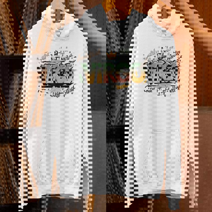 カラフルな乙女座の星座デザイン パーカー