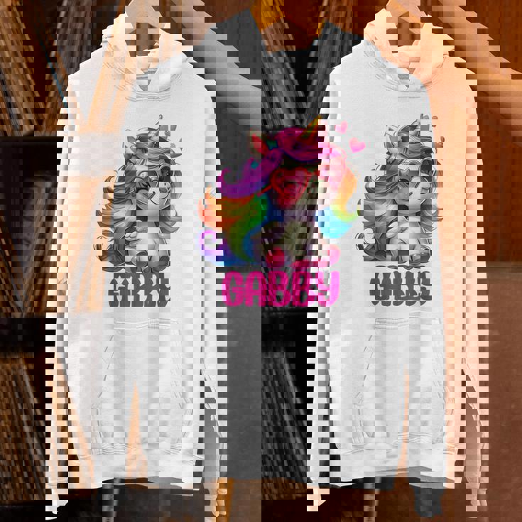 ギャビーユニコーン 名前入りデザイン パーカー