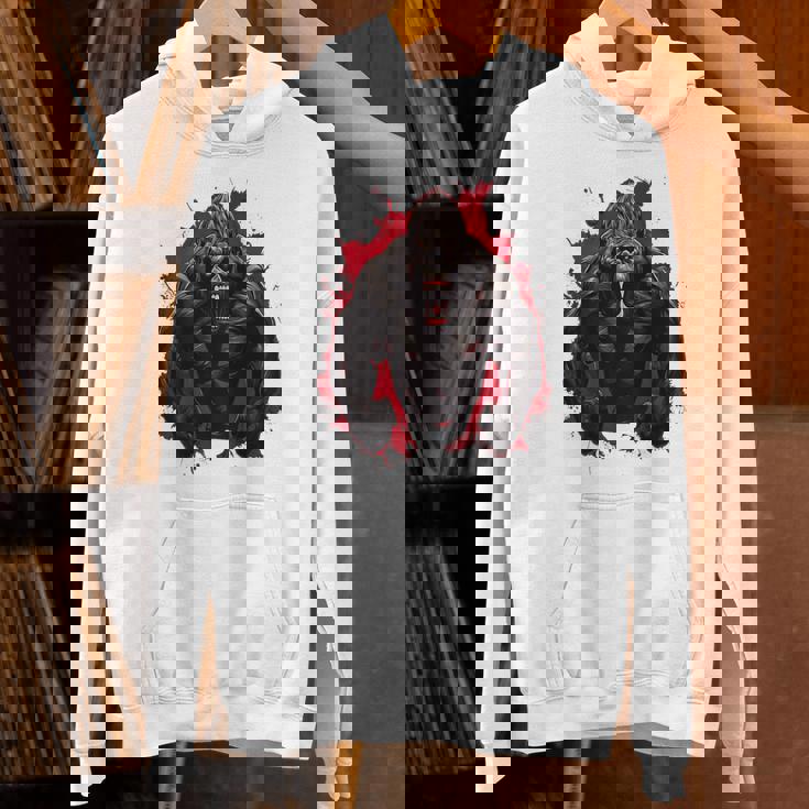 ゴリラ・ボディビル・ワークアウト バックプリント・ジム パーカー