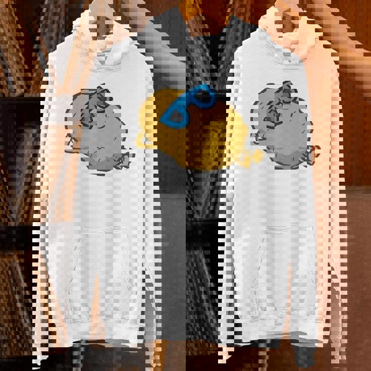 サングラスでかわいいポテチ リラックスポテチ パーカー