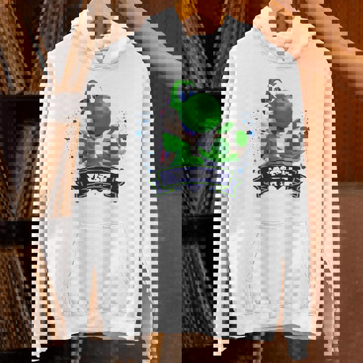 ザ・スーパーマリオギャラクシー・ムービー Yoshi Champion 長袖tシャツ パーカー