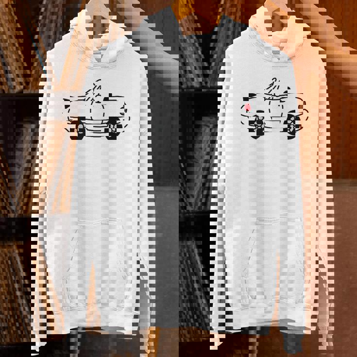 ジャパニーズホワイト スポーツカー Jdm オートクロス レーシングロードスター パーカー