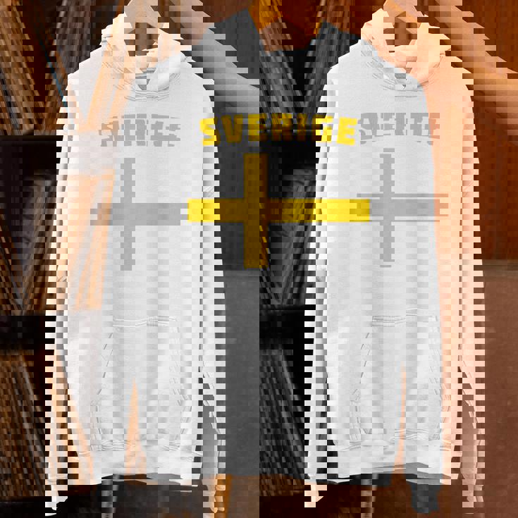 スウェーデンサッカースウェーデン国旗 ファンジャージ パーカー