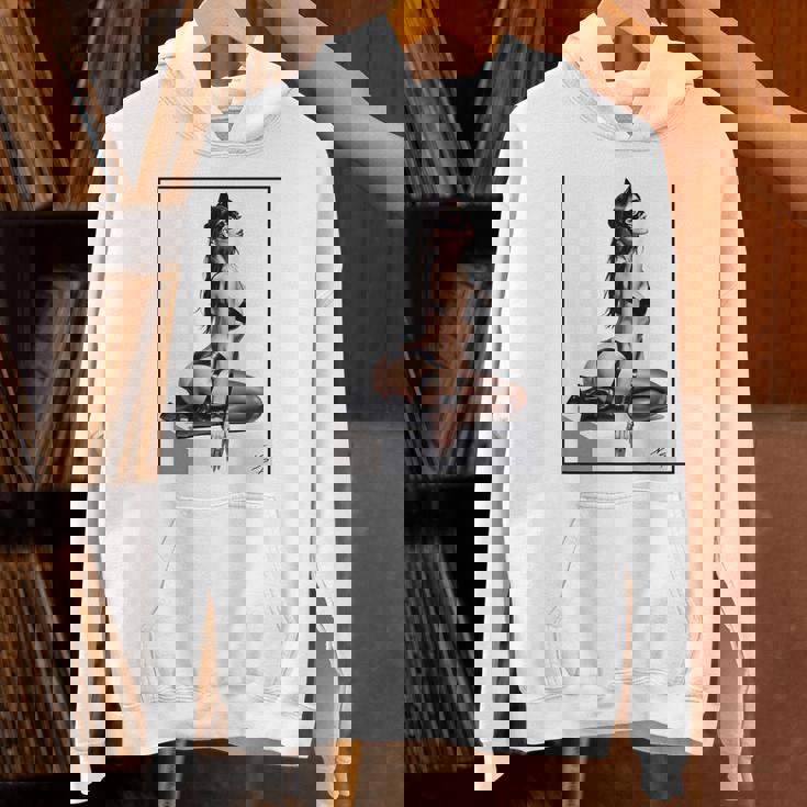 セクシーガールグラフィックtシャツ バッドキティ ピンナップ バックプリント パーカー