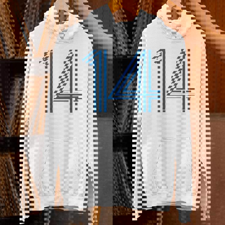 ナンバー14 シャツ レトロユニフォーム ヨーロッパスタイル バックプリントジャージ パーカー