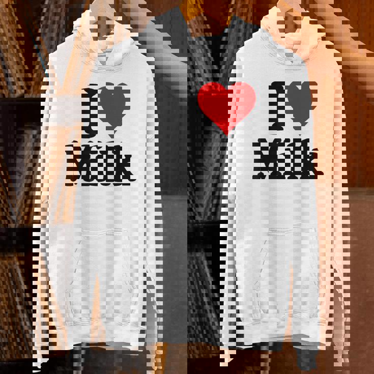 ハートミルクが大好き パーカー