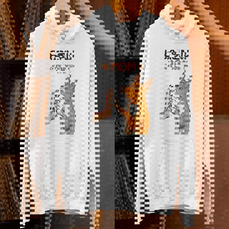 バセンジーママ犬愛好家 パーカー