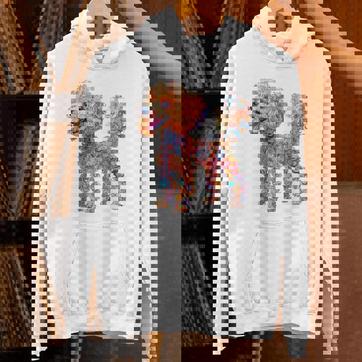 プードル 犬 モチーフ ペット イラスト プードル パーカー