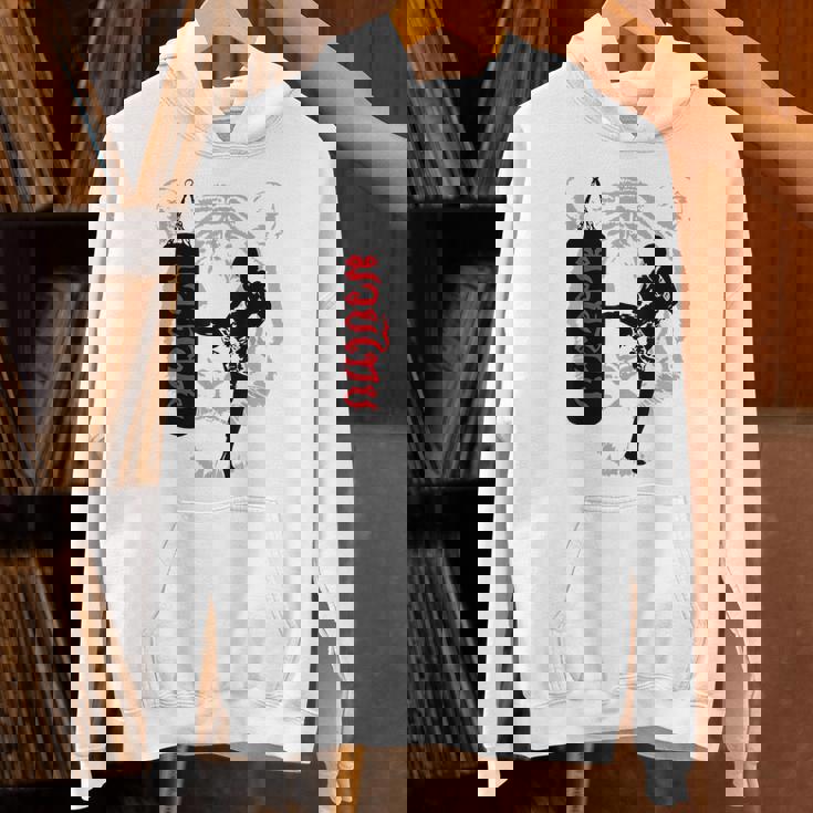 ムエタイ 格闘技 タイ ボクシング コーチ 恋人へのギフト パーカー