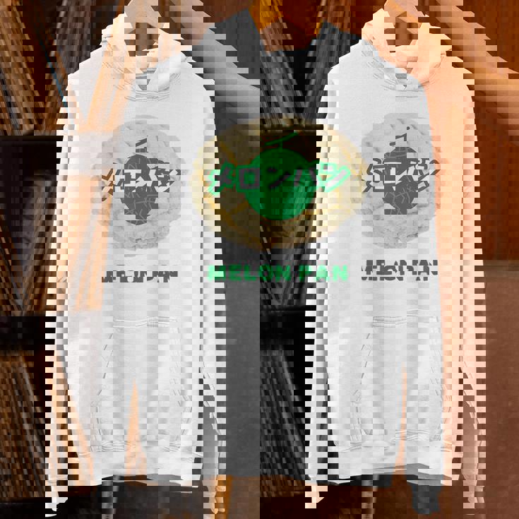 メロンパン メロン イラスト かわいい レトロ 昭和 菓子パン メロンパン好き おもしろ パーカー