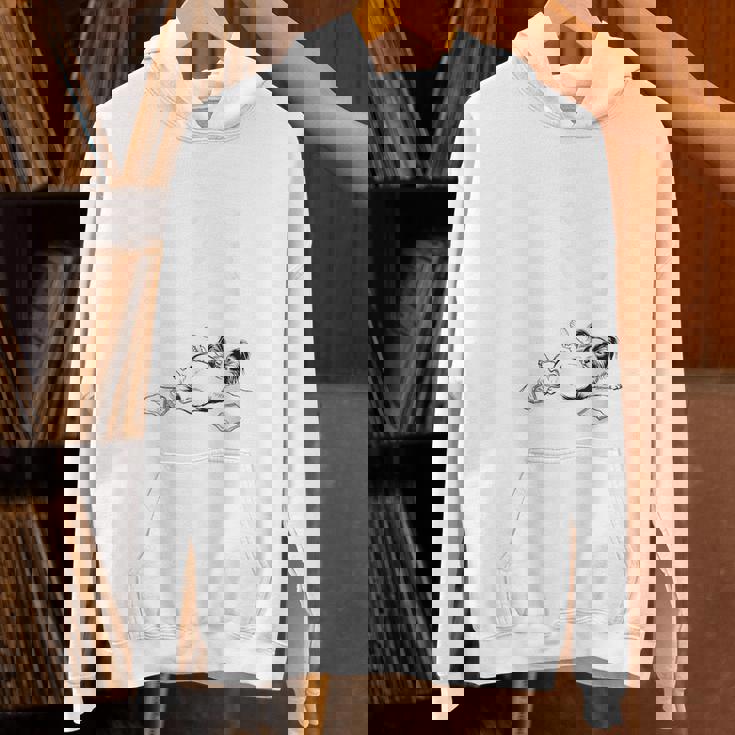 モテるデブ パピヨン グッズ ぽっちゃり 犬 おもしろ 面白い ネタ 笑える 和風 パーカー