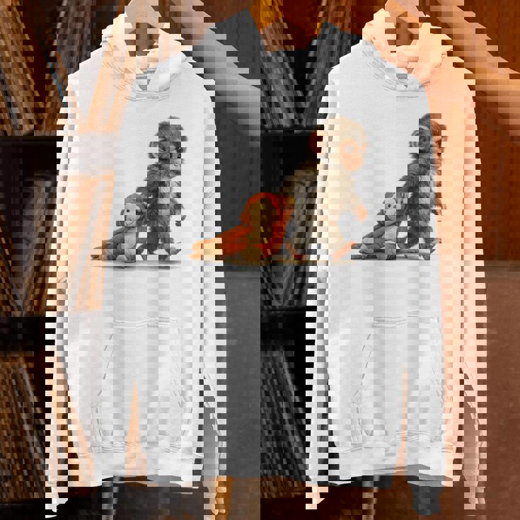 モンキーパンチ ベビー マカク リトルパンチ ビッグ キュート ラブ ぬいぐるみ パーカー