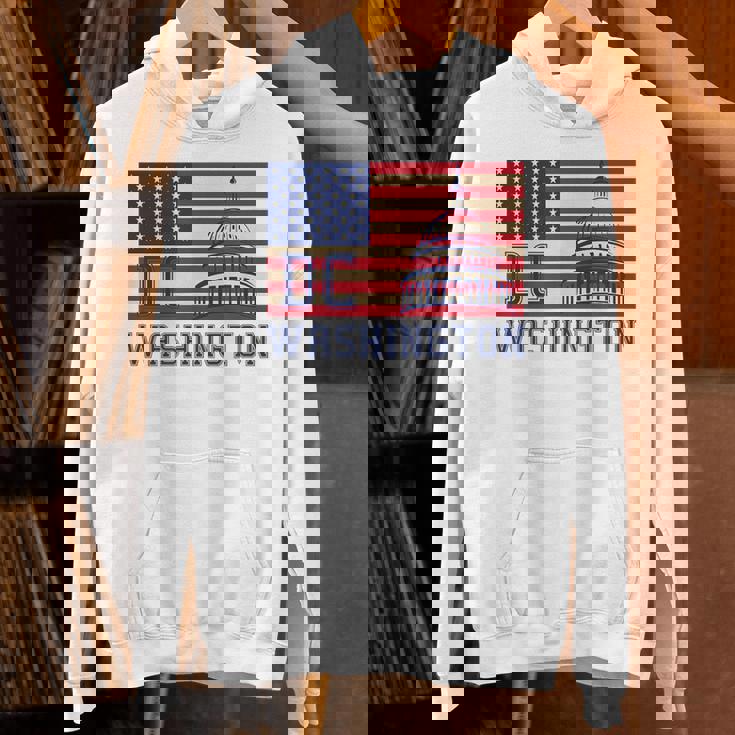ワシントンdc アメリカ国旗tシャツ パーカー
