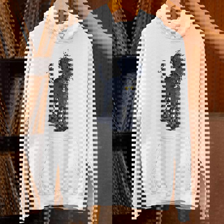 愉快なジャイアントシュナウザー Ichnauzer ギフト ドッグファン 長袖tシャツ パーカー