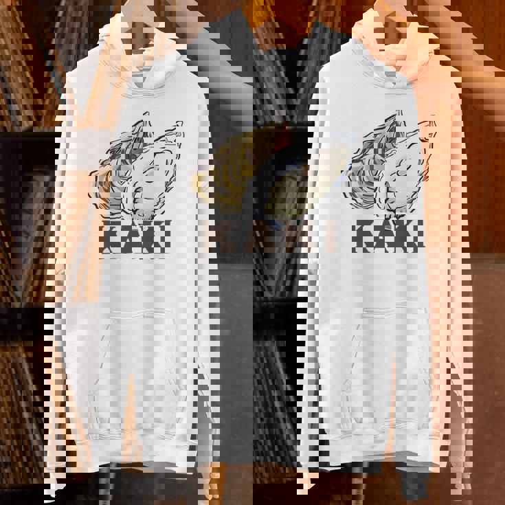 牡蠣 かき カキ Kaki ローマ字 シーフード イラスト 牡蠣好き シーフード好きea Food Oyster パーカー