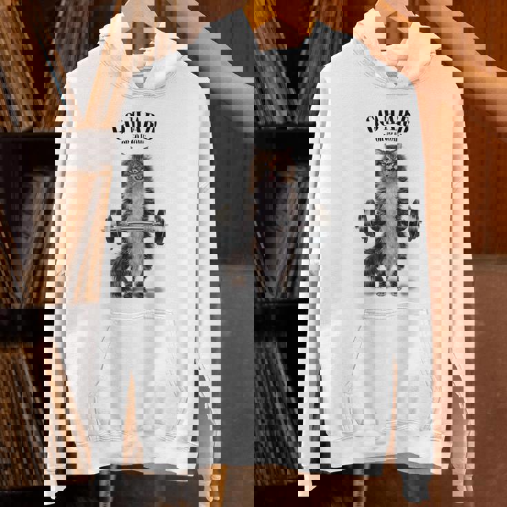 筋トレ ジム やる気がないなら家に帰れ トラ猫 ねこ パーカー