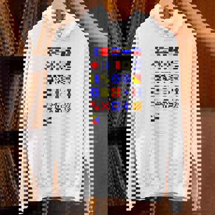 航海信号旗 アルファベット パーカー