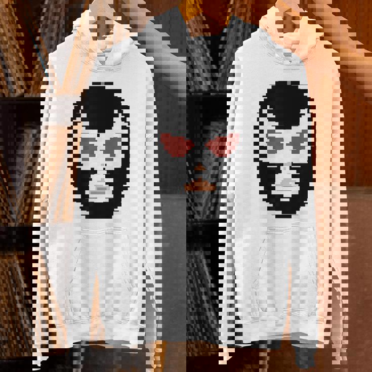 覆面レスラー マスク ピクセルアート ドット絵 怪人 プロレス パーカー