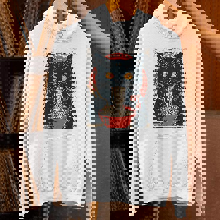 麺 猫 ラーメン好き 和食 猫 アート デザイン パーカー