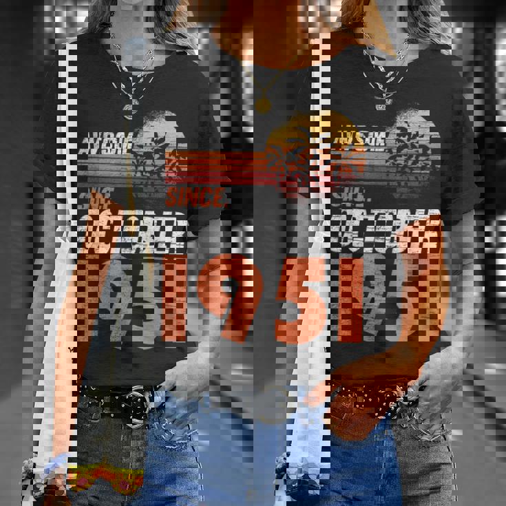 1951年10月 誕生日 Tシャツ 彼女への贈り物