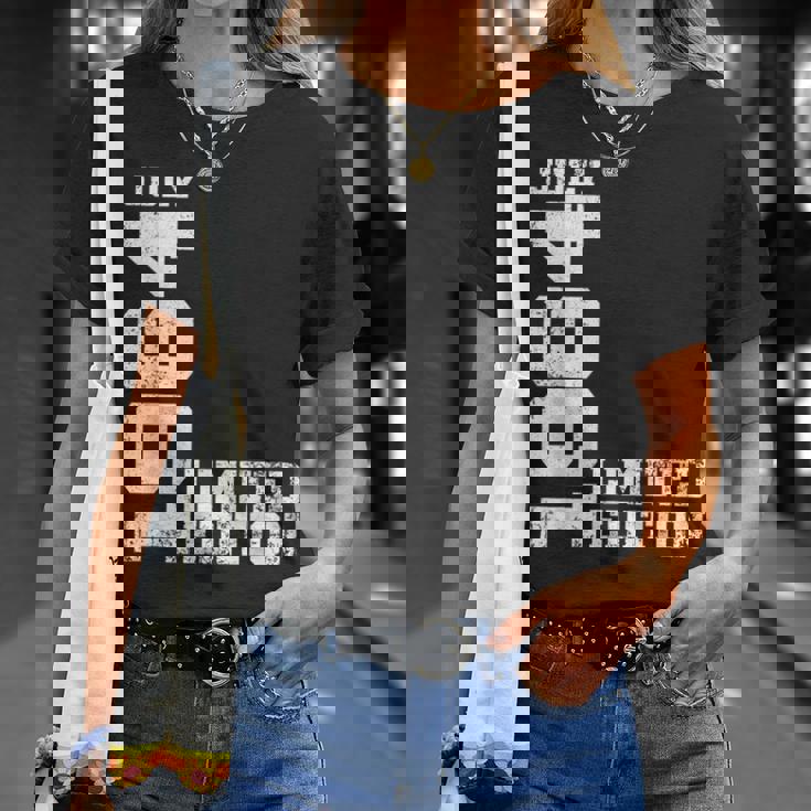 1964年7月、男性のための60歳の誕生日プレゼント Tシャツ 彼女への贈り物