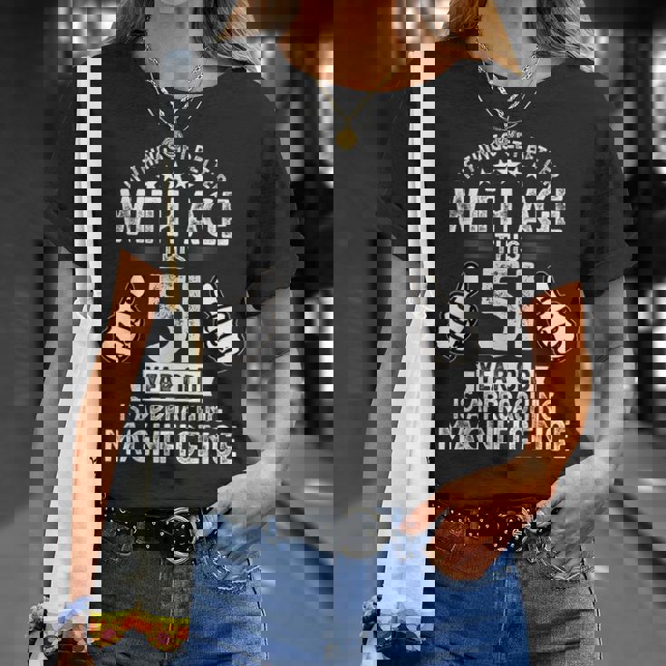 1972年生まれの男性の面白い51歳の誕生日 第51章 Tシャツ 彼女への贈り物