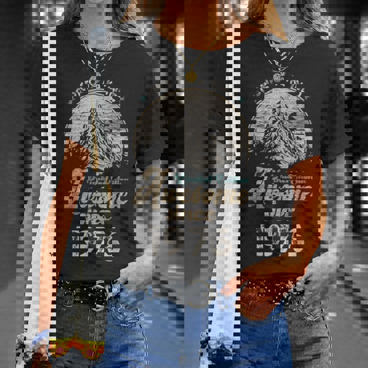 1976年以来の素晴らしい山 50歳の誕生日 Tシャツ 彼女への贈り物