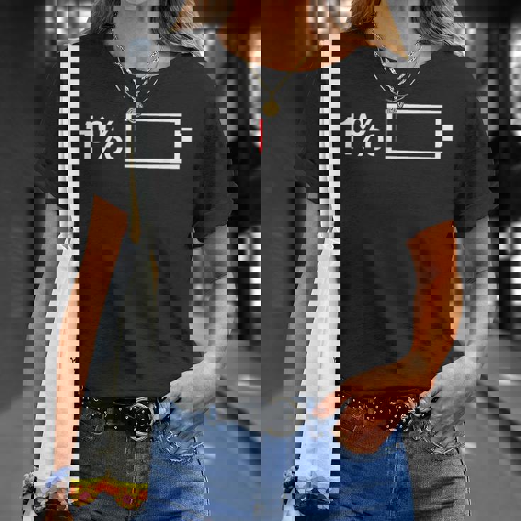 1バッテリーアイコン1。 Tシャツ 彼女への贈り物