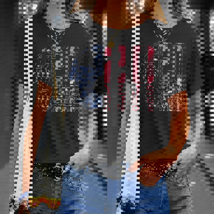 20 Years Of Being Awesome サッカー サッカー 20歳 誕生日 Tシャツ 彼女への贈り物