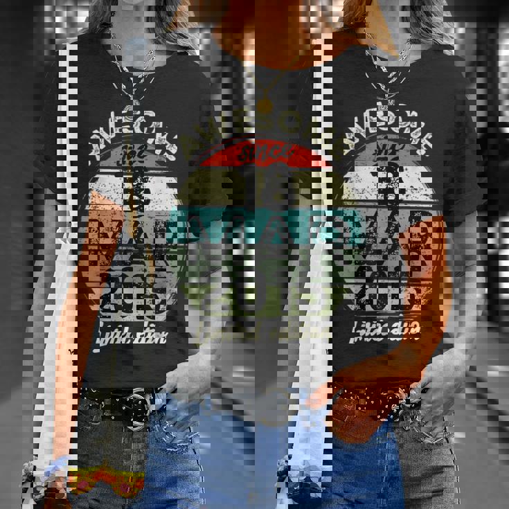 2015年3月18日 10歳の誕生日 10歳 2025年 誕生日 Tシャツ 彼女への贈り物