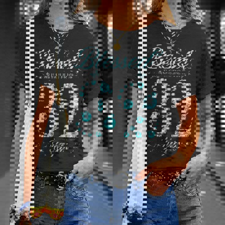 32歳の32歳の誕生日bデーパーティーに神に祝福されて Tシャツ 彼女への贈り物