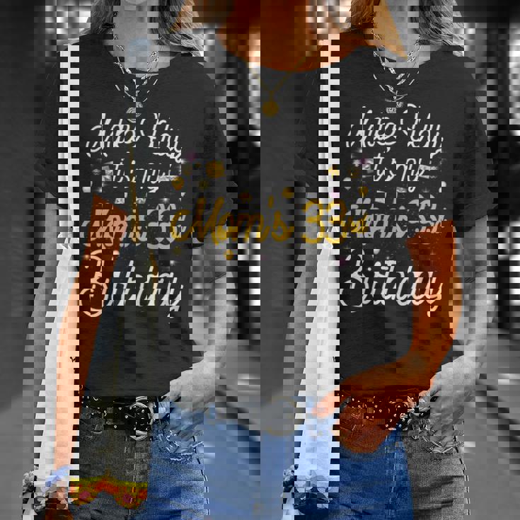 33 歳 母の誕生日 It's My Mom's 33Rd Birthday 長袖tシャツ Tシャツ 彼女への贈り物