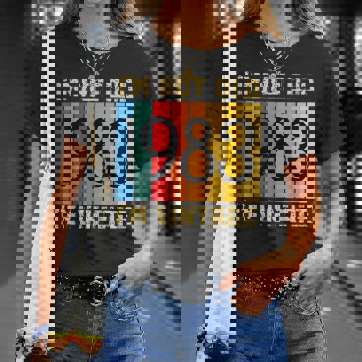 41 Años Nooyiejooyintage 1983 41 Cumpleaños Camiseta unisex Regalos para ella