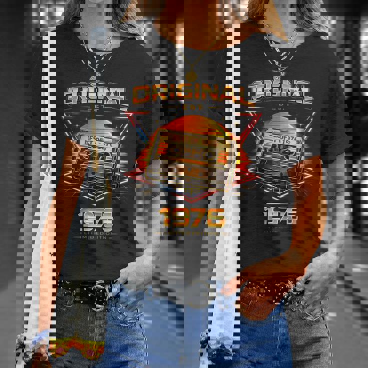 50歳 誕生日 男性女性intage 1976年1976年生まれ レトロデザインブランド Tシャツ 彼女への贈り物