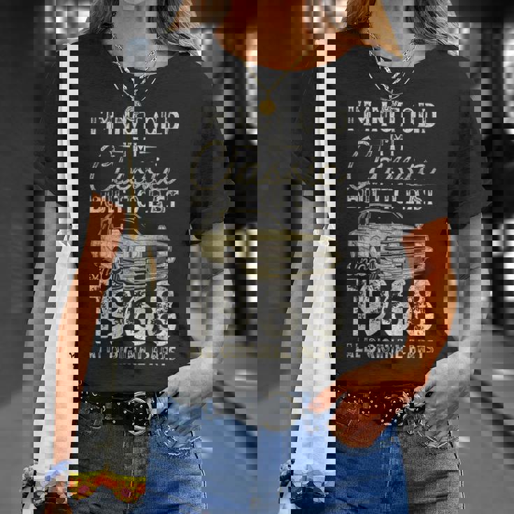 58 歳の誕生日、1968 年以来、クラシックカー、58 歳 Tシャツ 彼女への贈り物
