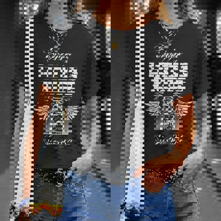 70歳 モーターサイクリスト モーターサイクル ライダー 1954 70歳の誕生日 Tシャツ 彼女への贈り物