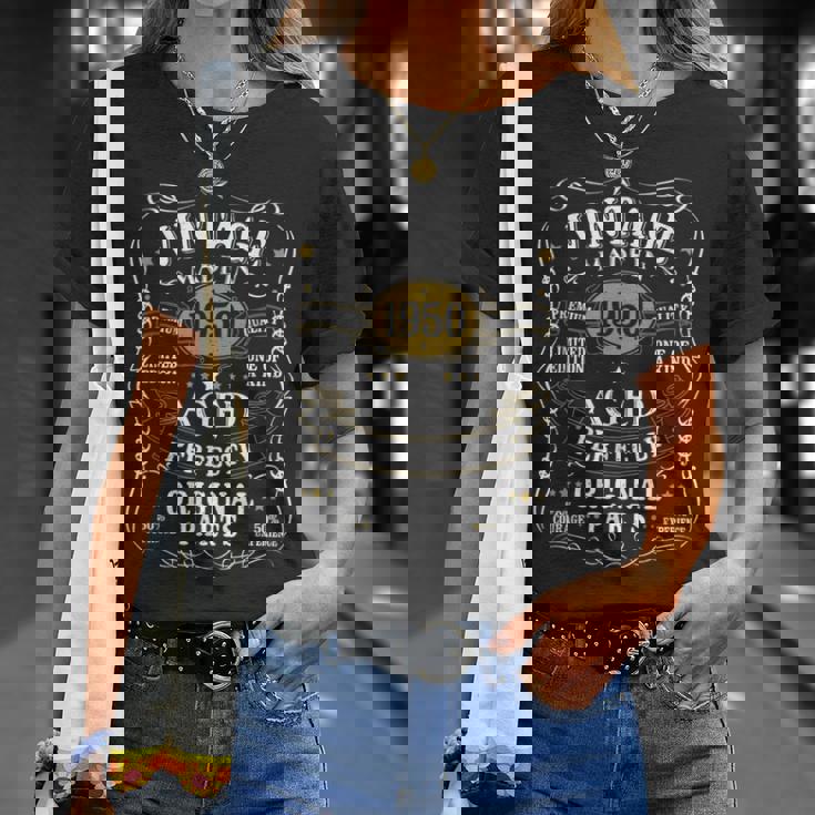 76 歳の誕生日プレゼント ヴィンテージ 1950 男性 面白い 76 歳 1950 Tシャツ 彼女への贈り物