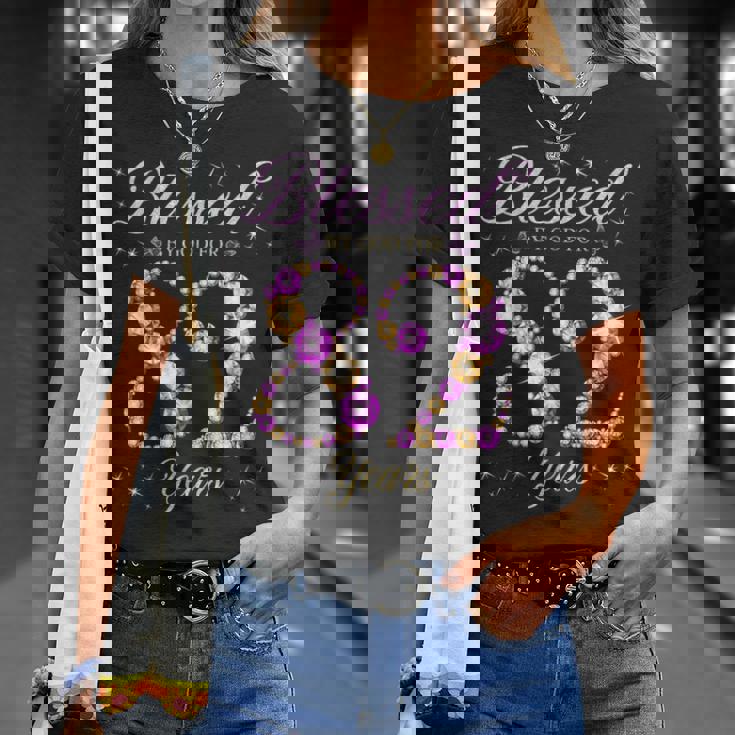 82歳の82歳の誕生日bデーパーティーに神に祝福されて Tシャツ 彼女への贈り物