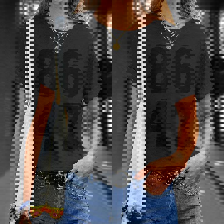 86 47 アンチ・トランプ 微妙 アンチ・トランプ 8647 Tシャツ 彼女への贈り物