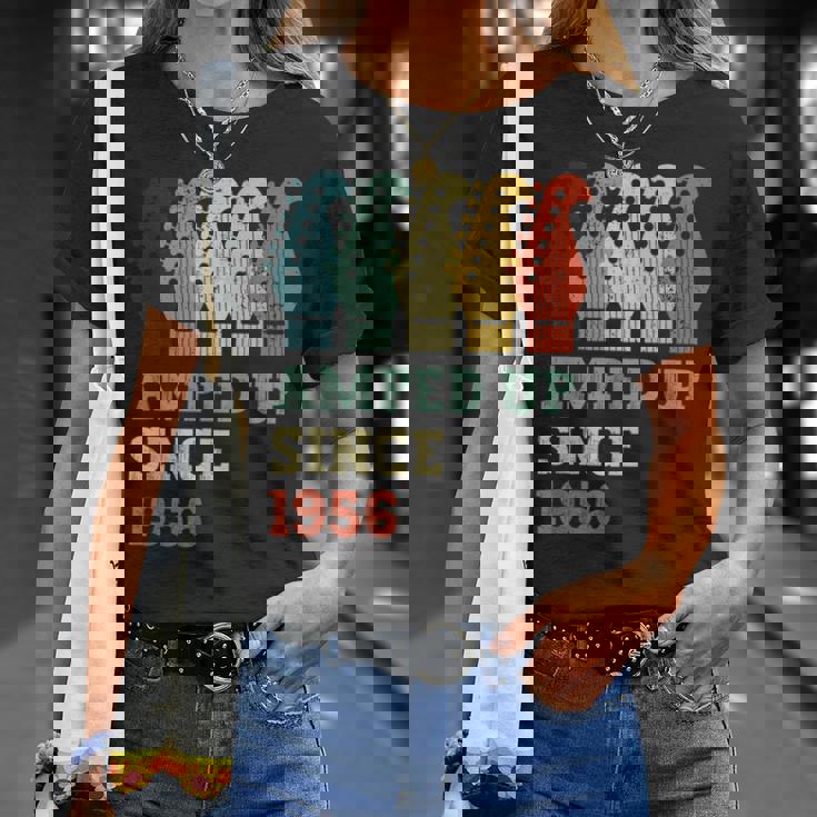 Amped Upince 1956 レトロ 誕生日 ギター 音楽 誕生年 Tシャツ 彼女への贈り物